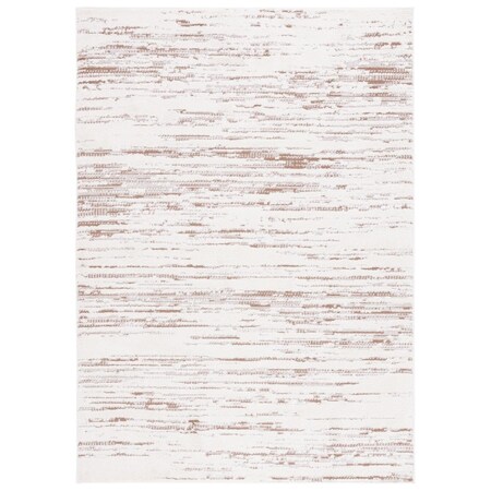 Safavieh 6 ft. 7 in. x 6 ft. 7 in. Alamo 700 Round Rug; Taupe & Ivory ALM742T-7R